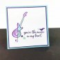 MUSIC Metal Cutting Dies Clear Stamps For DIY Scrapbooking Photo Album Craft