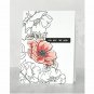Poppy Garden Metal Cutting Dies Clear Stamps For DIY Scrapbooking Photo Album