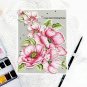 Poppy Garden Metal Cutting Dies Clear Stamps For DIY Scrapbooking Photo Album