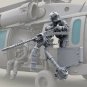 1/35 Resin Figure Model Kit US Helicopter Crew 7 Soldiers + Gun (No helicopter)