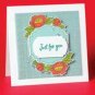 TAGS IN BLOOM Metal Cutting Dies Clear Stamps For DIY Scrapbooking Photo Album