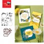 TAGS IN BLOOM Metal Cutting Dies Clear Stamps For DIY Scrapbooking Photo Album