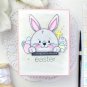 BUNNY BUTT EASTER Metal Cutting Dies Clear Stamps For DIY Scrapbooking Photo