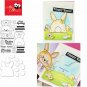 BUNNY BUTT EASTER Metal Cutting Dies Clear Stamps For DIY Scrapbooking Photo