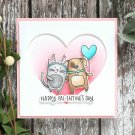 CAT AND DOG Metal Cutting Dies Clear Stamps For DIY Scrapbooking Photo Album