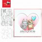 CAT AND DOG Metal Cutting Dies Clear Stamps For DIY Scrapbooking Photo Album