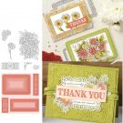 FLOWER LACE FRAME Metal Cutting Dies And Stamps Scrapbooking For DIY Photo Album