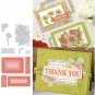 FLOWER LACE FRAME Metal Cutting Dies And Stamps Scrapbooking For DIY Photo Album