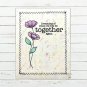 STRONGER TOGETHER Metal Cutting Dies Clear Stamps For DIY Scrapbooking Photo