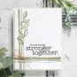 STRONGER TOGETHER Metal Cutting Dies Clear Stamps For DIY Scrapbooking Photo