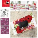 HAPPNIESS FLOWER Metal Cutting Dies And Stamps For DIY Scrapbooking Photo Album