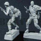 1/35 Resin Figure Model Kit Vietnam War LET GO GET THEM US Soldiers Unpainted