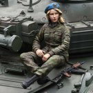 1/16 Resin Figure Model Kit Russia Sexy Girl Modern Infantry No Tank Unpainted