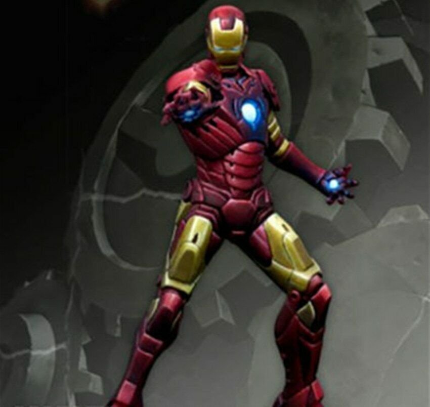 70mm Resin Figure Model Kit Iron Man Super Hero Unassamble Unpainted