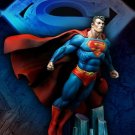 70mm Resin Figure Model Kit Super Man Super Hero Unassamble Unpainted