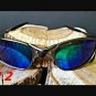 X-Metal Juliet Cyclops Sunglasses UV400 Ruby Polarized Glasstitanium Goggles