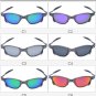 X-Metal Juliet Cyclops Sunglasses UV400 Ruby Polarized Glasstitanium Goggles