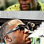 Designer Oversized Square Aviator Sunglasses Metal Bar Frame Men Fashion Glasses