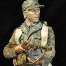 1/10 BUST Resin Figure Model Kit German Soldier WWII WW2 Unpainted Unassambled