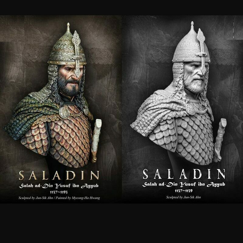 1/10 BUST Resin Figure Model Kit SALADIN Historical Film Unpainted Unassambled