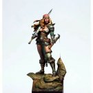 1/24 Resin Figure Model Kit Beauty Female Warrior And The Bloody Blade Unpainted