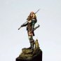 1/24 Resin Figure Model Kit Beauty Female Warrior And The Bloody Blade Unpainted