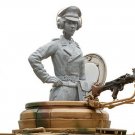 1/16 Resin Figure Model Kit German Soldiers Sexy Girl (no Tank) WWII Unpainted