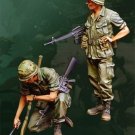 1/35 Resin Figure Model Kit Vietnam War US Soldiers Mine Detector Team Unpainted