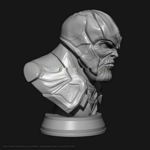 65mm BUST Resin Figure Model Kit Warrior Thanos Avengers Unpainted Unassambled