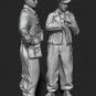 1/35 Resin Figure Model Kit WWII Bristish Officer Soldier Tankers Multi Styles
