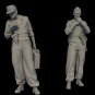 1/35 Resin Figure Model Kit WWII Bristish Officer Soldier Tankers Multi Styles