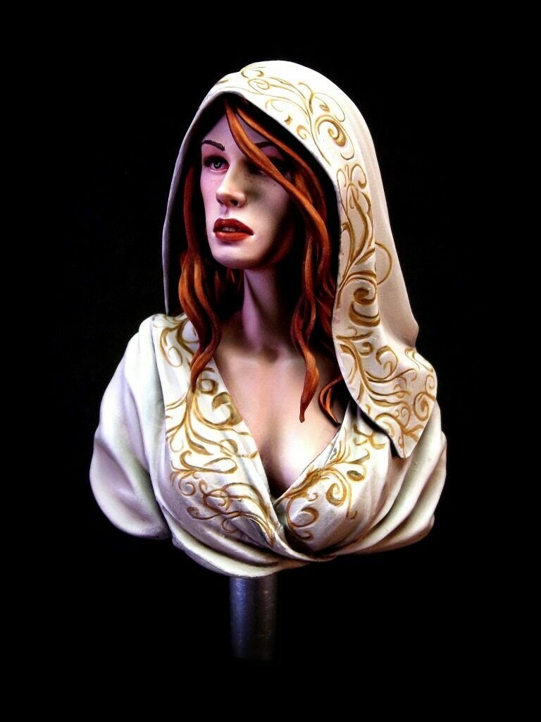 1/10 BUST Resin Figure Model Kit Beauty Anime Pretty Girl Unpainted Unassembled