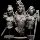 1/10 BUST Resin Figure Model Kit Ancient Woman Warrior (NO BASE) Set 3 figures
