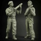 1/35 Resin Figure Model Kit British Panzer Tank Soldiers WWII Unpaint Unassemble