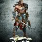 1/24 75mm Resin Figure Model Kit Warrior Barbarian Wolf Tribe Unpainted