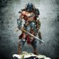 1/24 75mm Resin Figure Model Kit Warrior Barbarian Wolf Tribe Unpainted