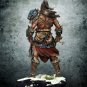 1/24 75mm Resin Figure Model Kit Warrior Barbarian Wolf Tribe Unpainted