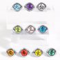 Japanese Anime NARUTO COSPLAY Akatsuki Member Ring Uchiha Itachi10 pcs/set For Christmas Gifts