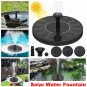 Bird Bath Solar Powered Fountain Floating Water Pool Pond Waterfall Fountain Garden Decoration