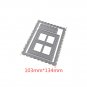 FRILLY WINDOW Metal cutting dies for DIY Scrapbooking photo album Decorative Embossing