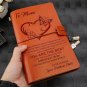 To Mom - You Are The Best - Vintage Journal Engraved Leather Notebook