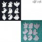 Small Ghosts Set Metal Cutting Die For Haloween 2020 Stencil Scrapbooking For DIY Photo Album