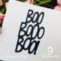 Happy Halloween Boo Metal Cutting Die Stencil Scrapbooking For DIY Photo Album