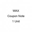 :SELL:WAX:1 Coupon Note: