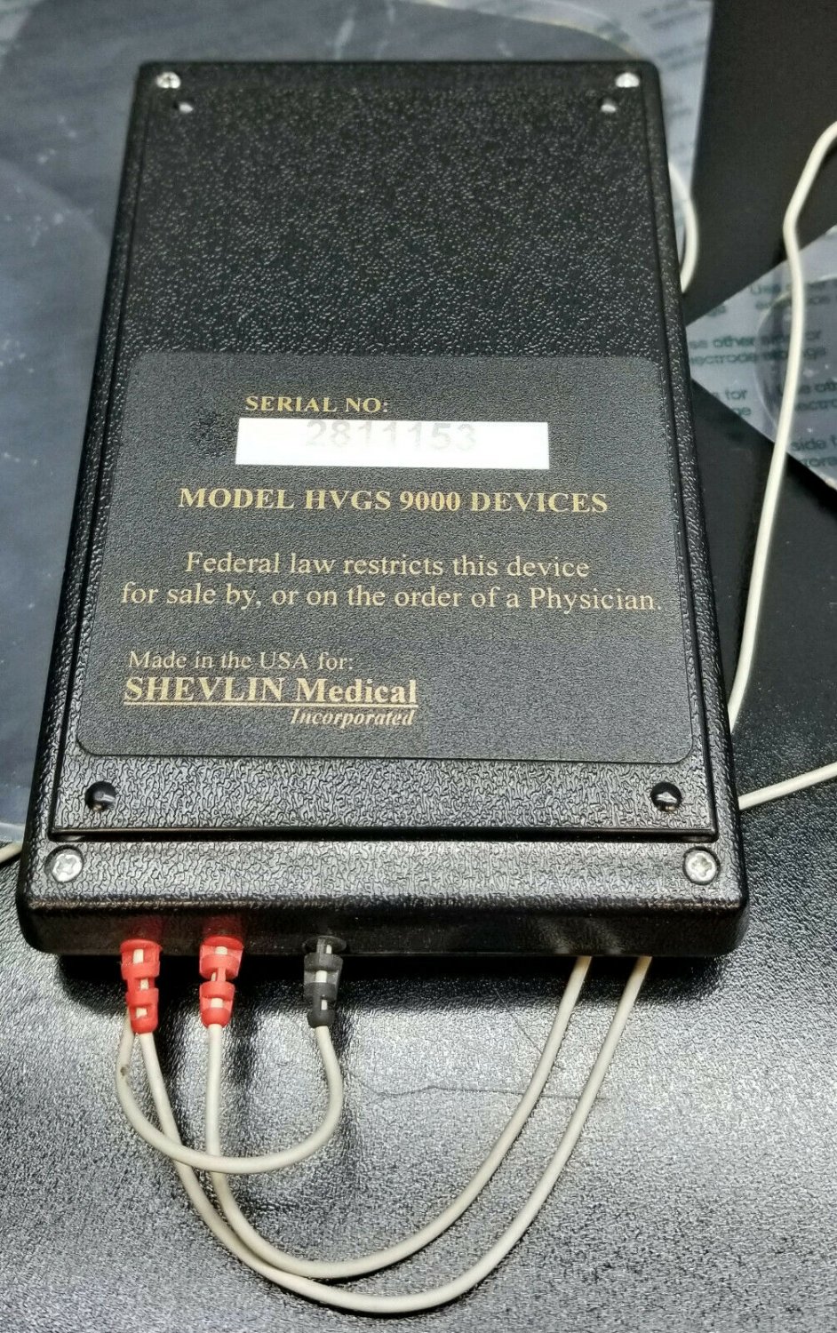 HVGS 9000Shevlin MedicalHigh Voltage Galvanic Stimulator with Electrodes