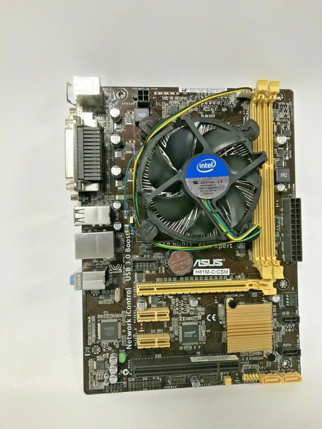 Asus H81M-C/CSM Motherboard Heatsink with Intel Pentium G3220 @ 3.00