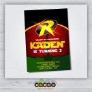 ROBIN Themed Invitation - Robin Invite - Robin Invitation - Digital File Download