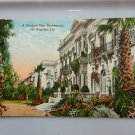 Group of Fine Residences Los Angeles CA  Divided Back Postcard Posted 1917