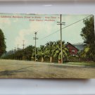 California Residence Street in Winter Divided Back Postcard Posted 1908 California Residence Street in Winter Divided Back Postcard Posted 1908
