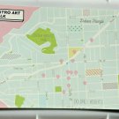 Map of the Castro San Francisco 4x6 Chrome Postcard  Not Posted